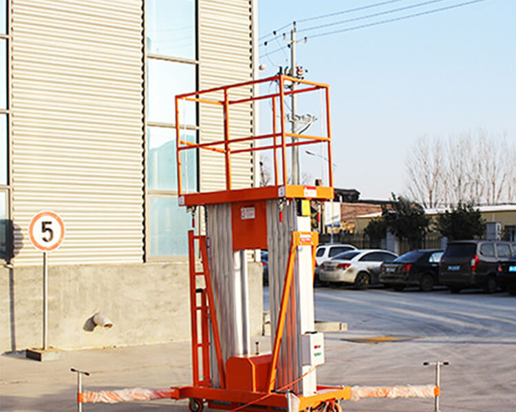 Double Mast Aluminum Alloy Lift Platform